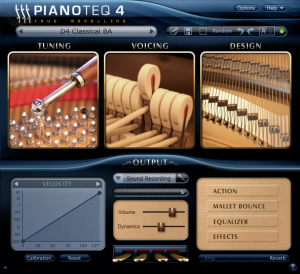 Piano Modelling Software